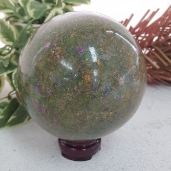 Ruby Zoisite - Large Sphere