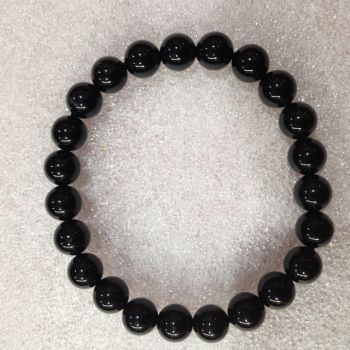 Black Obsidian Beads Bracelet