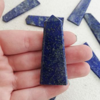 Flat Crystal Point - Lapis Lazuli - 1pc