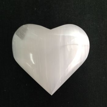 Selenite Heart - White - 7-8cm