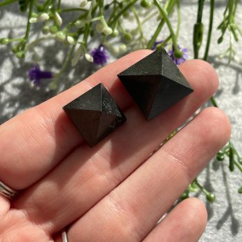 Black Tourmaline Mini Pyramid - 2pc