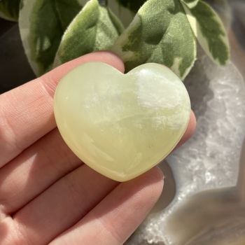 Chinese New Jade Heart 4cm 